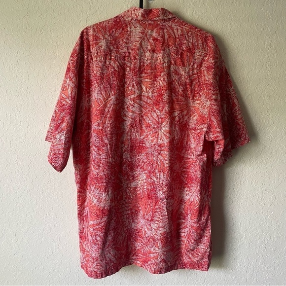 Tori Richard | Men's 100% Cotton Hawaiian Floral Button Down Shirt Size Large - Picture 6 of 7